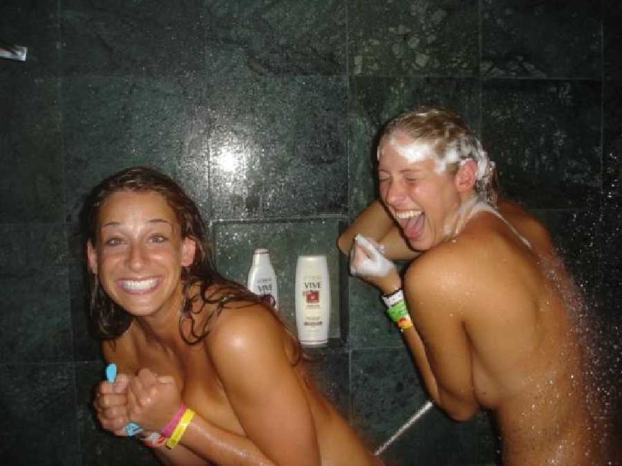 Two Girls Caught in the Shower Together